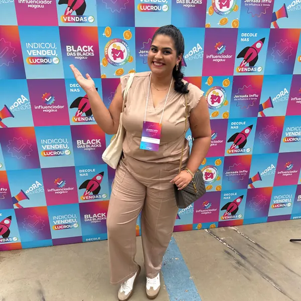 Lays Leite no evento Black das Blacks Magalu — SP, 2025